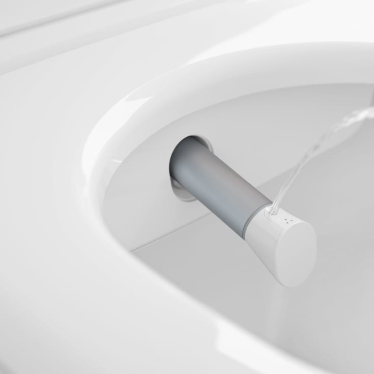 Villeroy & Boch ViClean-I 100 dusjtoalett, uten skyllekant, CeramicPlus, hvit