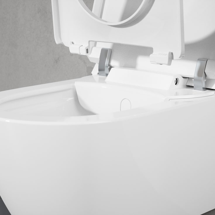 Villeroy & Boch ViClean-I 100 dusjtoalett, uten skyllekant, CeramicPlus, hvit