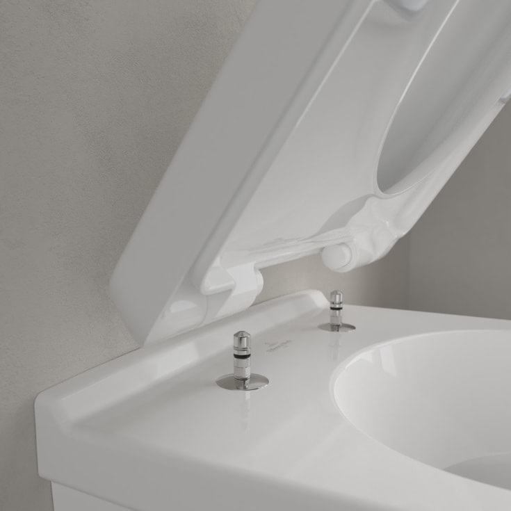 Villeroy & Boch O.Novo væghængt toilet, rengøringsvenlig, hvid
