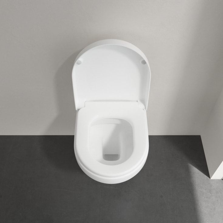 Villeroy & Boch Architectura toalettpakke, uten skyllekant, hvit