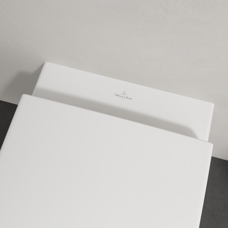 Villeroy & Boch Architectura toalettpakke, uten skyllekant, hvit