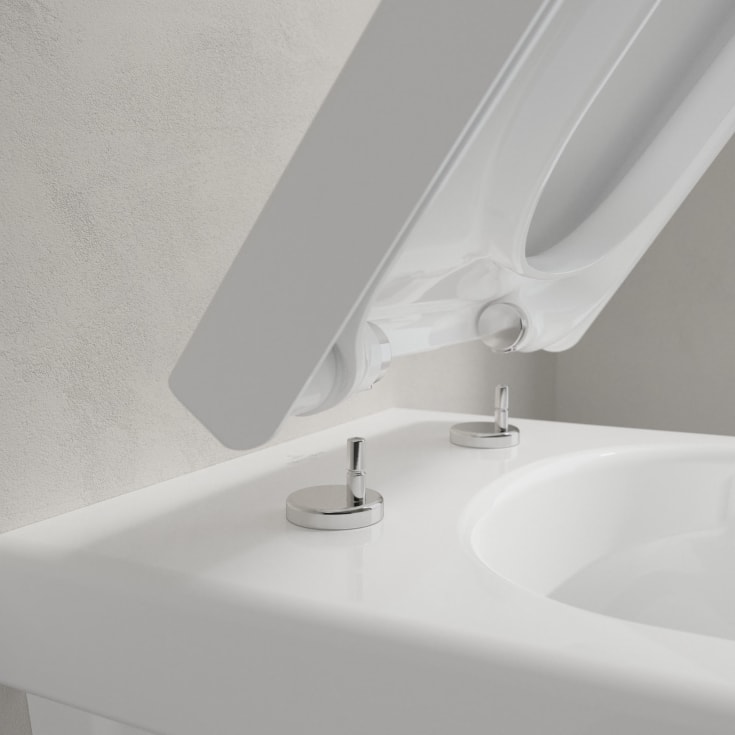 Villeroy & Boch Architectura toalettpakke, uten skyllekant, hvit