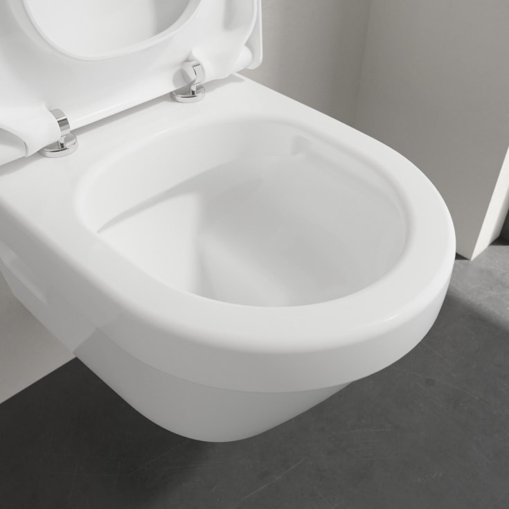 Villeroy & Boch Architectura toalettpakke, uten skyllekant, hvit