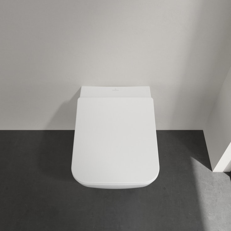 Villeroy & Boch Venticello væghængt toilet, uden skyllekant, rengøringsvenlig, hvid