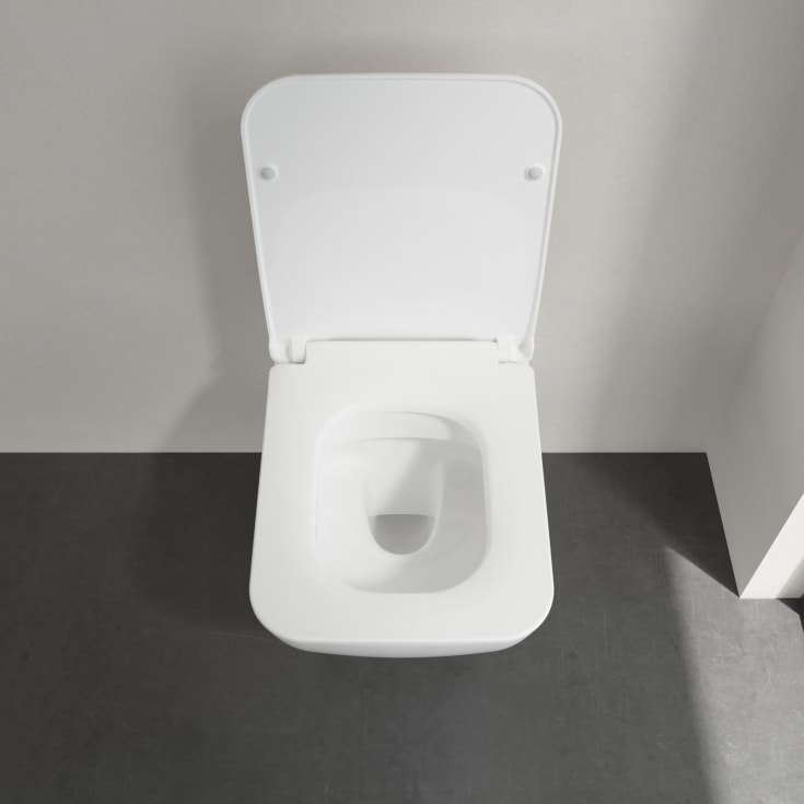 Villeroy & Boch Venticello vegghengt toalett, uten skyllekant, CeramicPlus, hvit