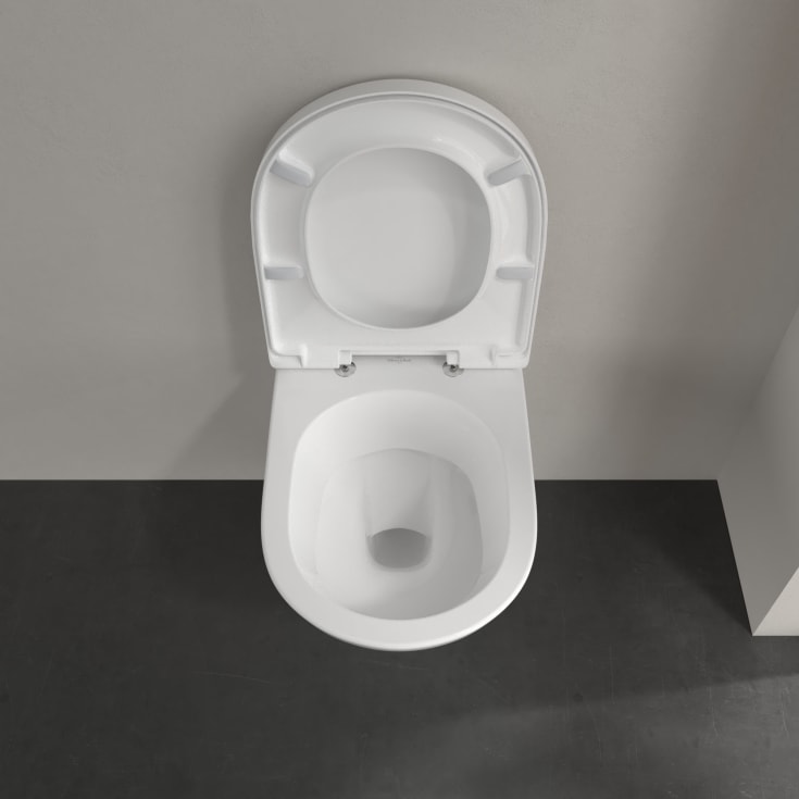 Villeroy & Boch O.Novo kompakt toalettpakke, CeramicPlus, hvit