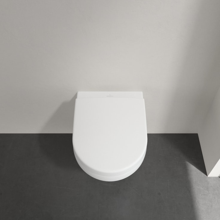 Villeroy & Boch Architectura toalettpakke, uten skyllekant, CeramicPlus, hvit