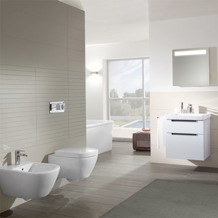 Villeroy & Boch Subway 2.0 vegghengt toalett, CeramicPlus, 375x565 mm, hvit