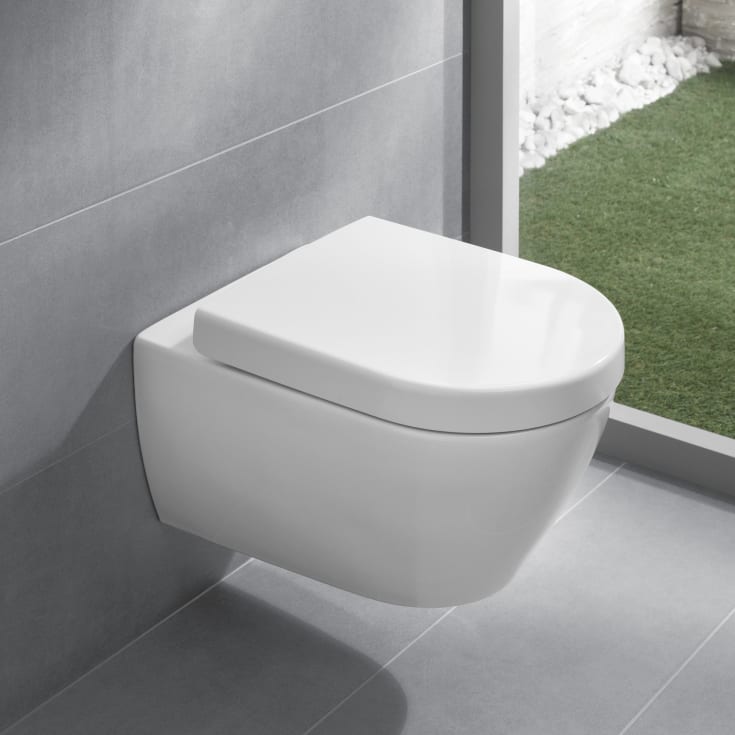 Villeroy & Boch Subway 2.0 vegghengt toalett, CeramicPlus, 375x565 mm, hvit