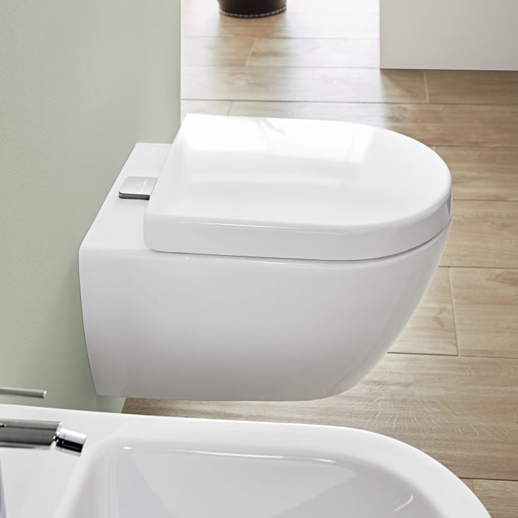 Villeroy & Boch Subway 2.0 væghængt toilet, uden skyllekant, hvid