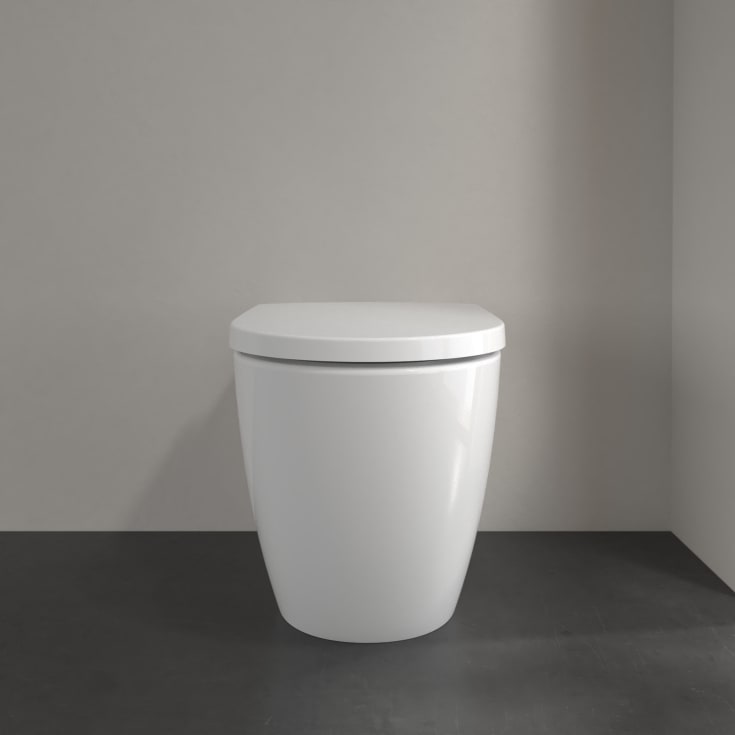 Villeroy & Boch Subway 3.0 gulvstående toalett, uten skyllekant, med AntiBac og CeramicPlus, hvit