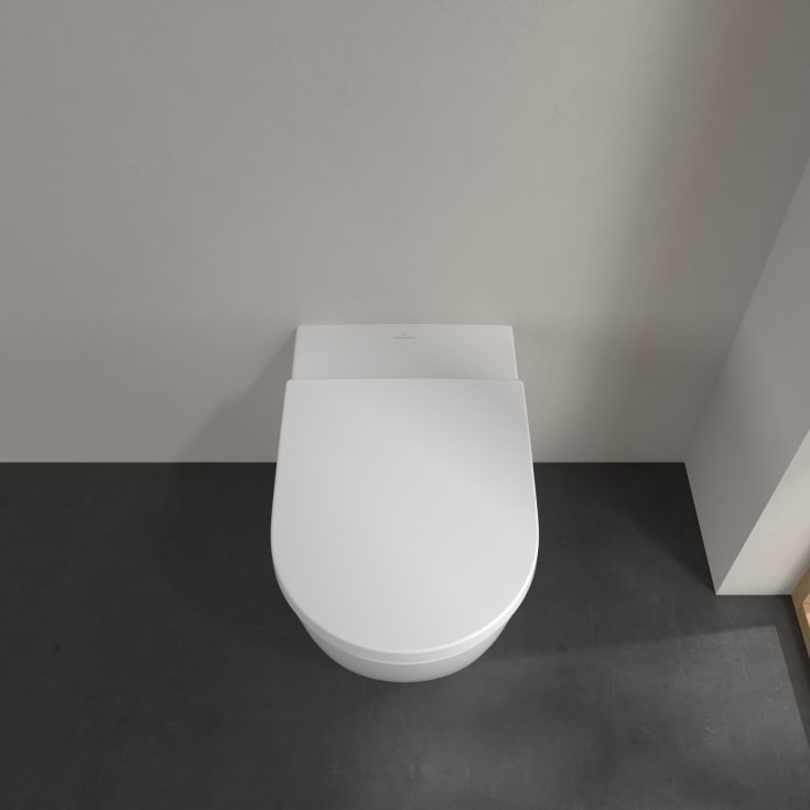 Villeroy & Boch Subway 3.0 gulvstående toalett, uten skyllekant, med AntiBac og CeramicPlus, hvit