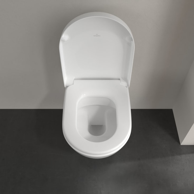 Villeroy & Boch Subway 2.0 ViFresh vegghengt toalett, uten skyllekant, AntiBac og CeramicPlus, hvit