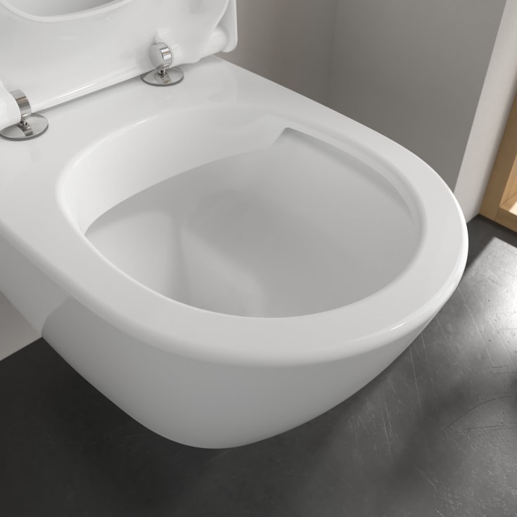 Villeroy & Boch Subway 2.0 ViFresh vegghengt toalett, uten skyllekant, AntiBac og CeramicPlus, hvit
