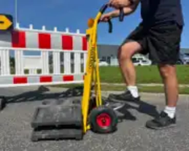 Ravendo skiltefods-sækkevogn CLM 100 Tip Ergo