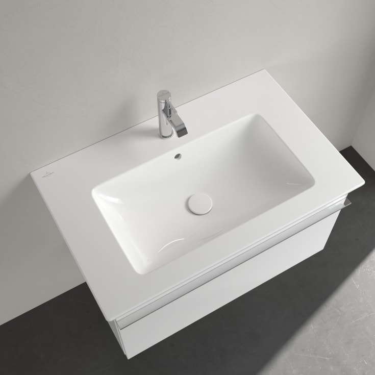 Villeroy & Boch Venticello møbelservant, overløp, 80x50 cm, hvit