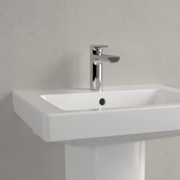 Villeroy & Boch Subway 2.0 vegghengt servant, overløp, 55x44 cm, hvit