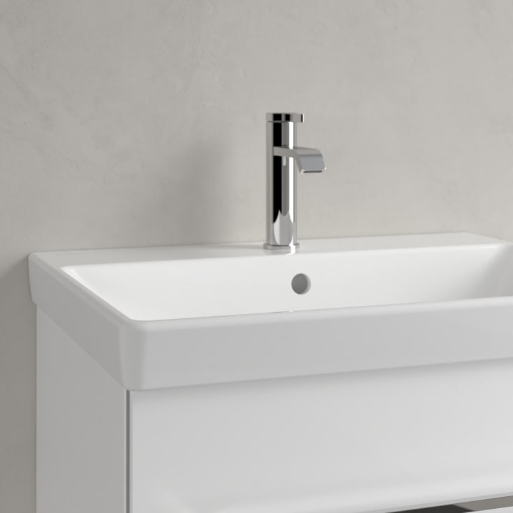 Villeroy & Boch Avento vegghengt servant, overløp, 60x47 cm, hvit
