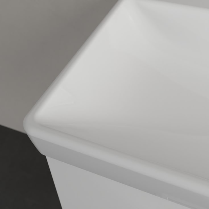 Villeroy & Boch Avento møbelservant, overløp, 80x47 cm, hvit