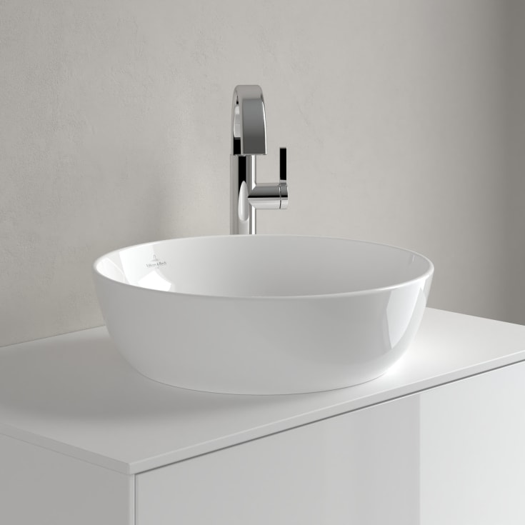 Villeroy & Boch Artis toppmontert servant, uten overløp, Ø43 cm, hvit