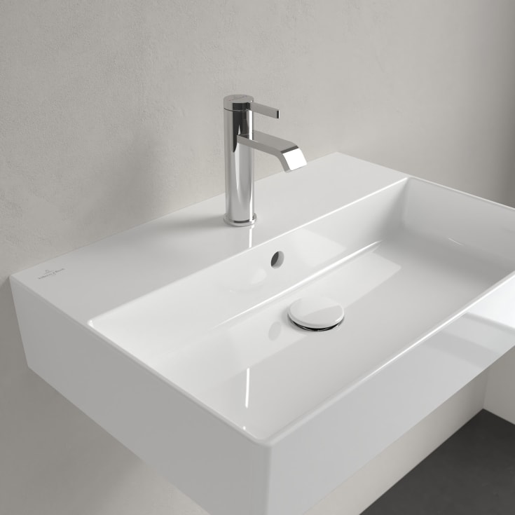 Villeroy & Boch Memento 2.0 vegghengt servant, overløp, 60x42 cm, hvit