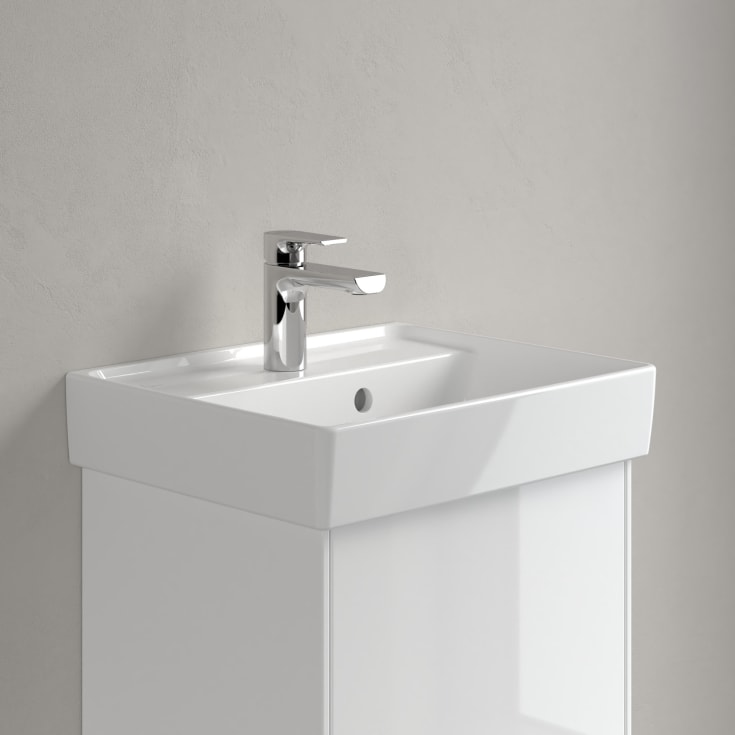 Villeroy & Boch Collaro vegghengt servant, overløp, 45x37 cm, hvit