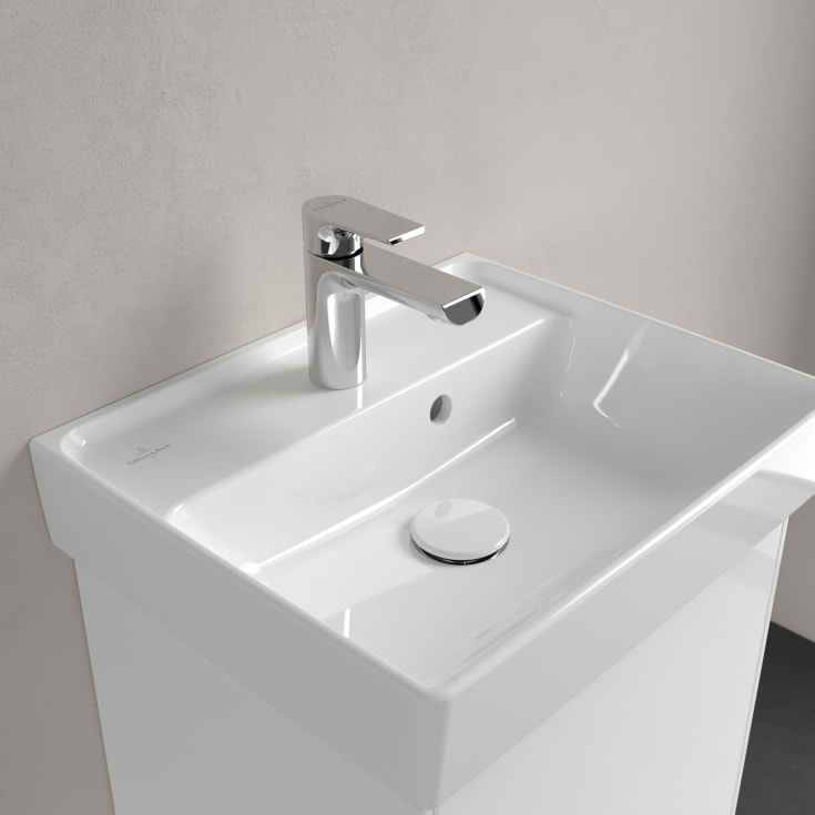Villeroy & Boch Collaro vegghengt servant, overløp, 45x37 cm, hvit