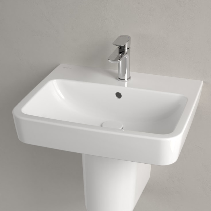 Villeroy & Boch O.Novo håndvask, 55x46 cm, hvid