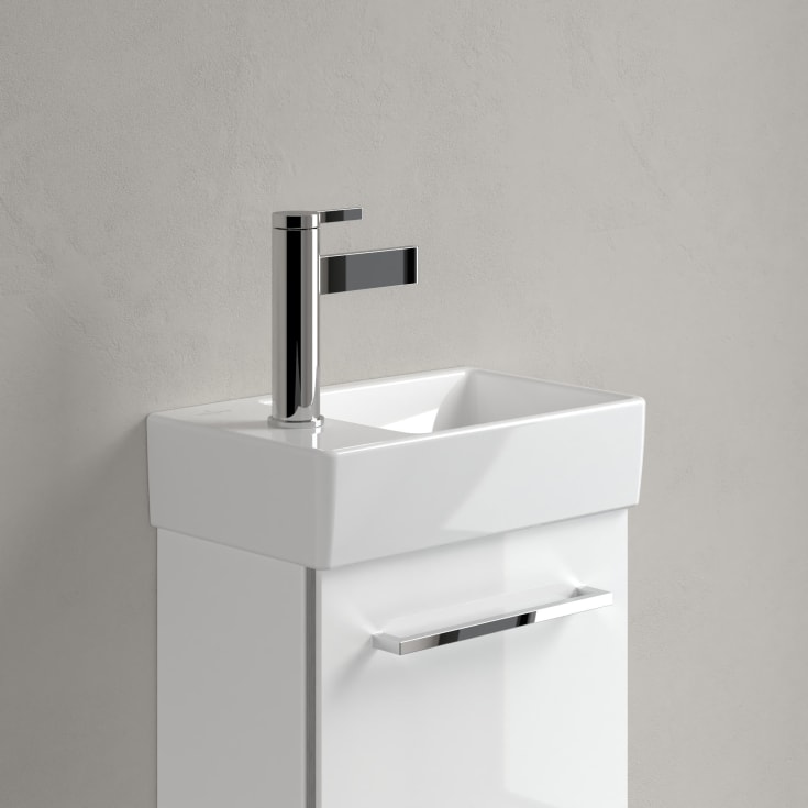 Villeroy & Boch Avento håndvask, 36x22 cm, venstre, hvid