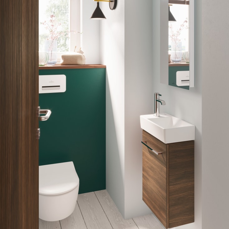 Villeroy & Boch Avento håndvask, 36x22 cm, venstre, hvid