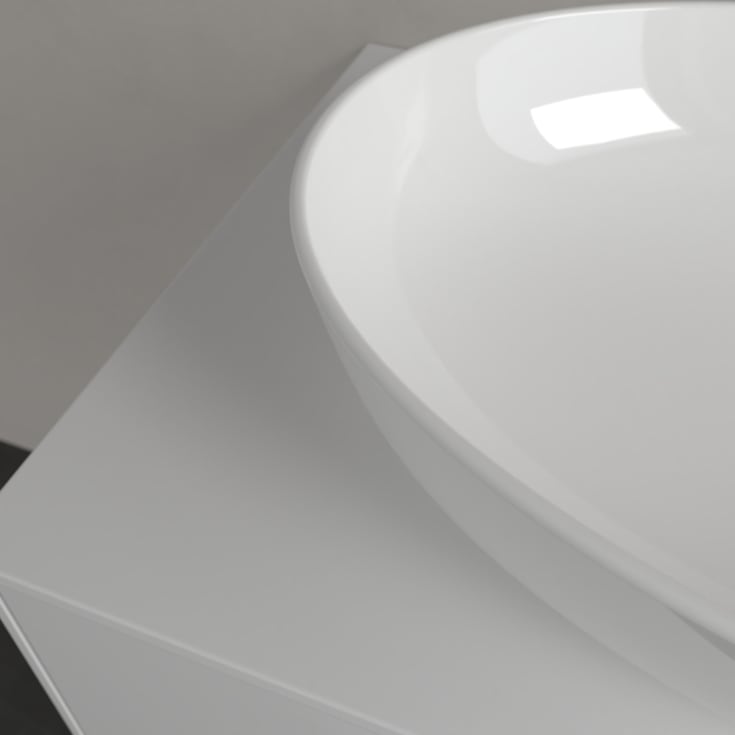 Villeroy & Boch Artis toppmontert servant, uten overløp, CeramicPlus, 61x41 cm, hvit