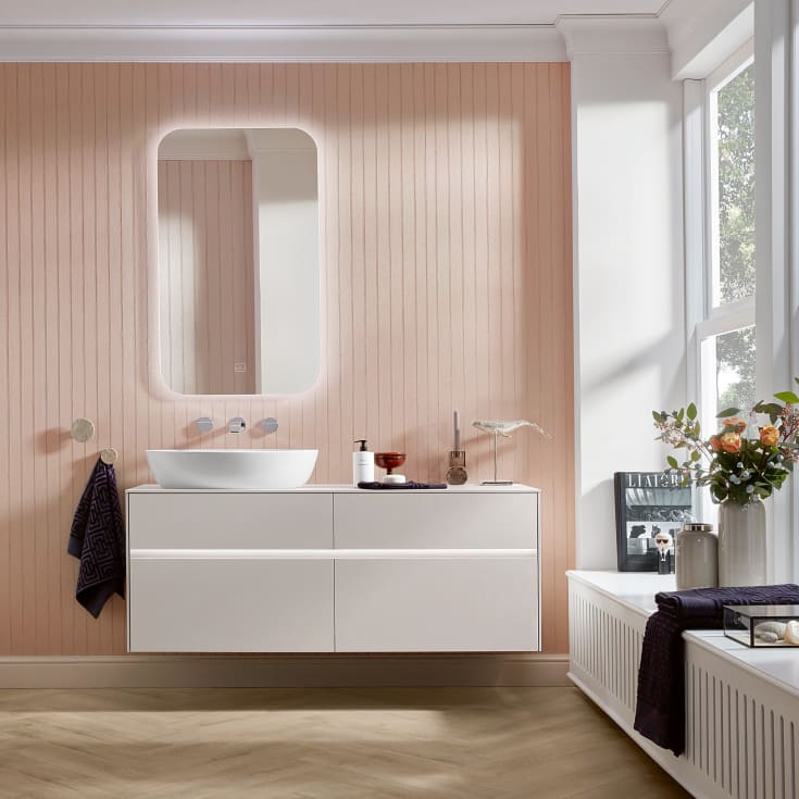 Villeroy & Boch Artis toppmontert servant, uten overløp, CeramicPlus, 61x41 cm, hvit