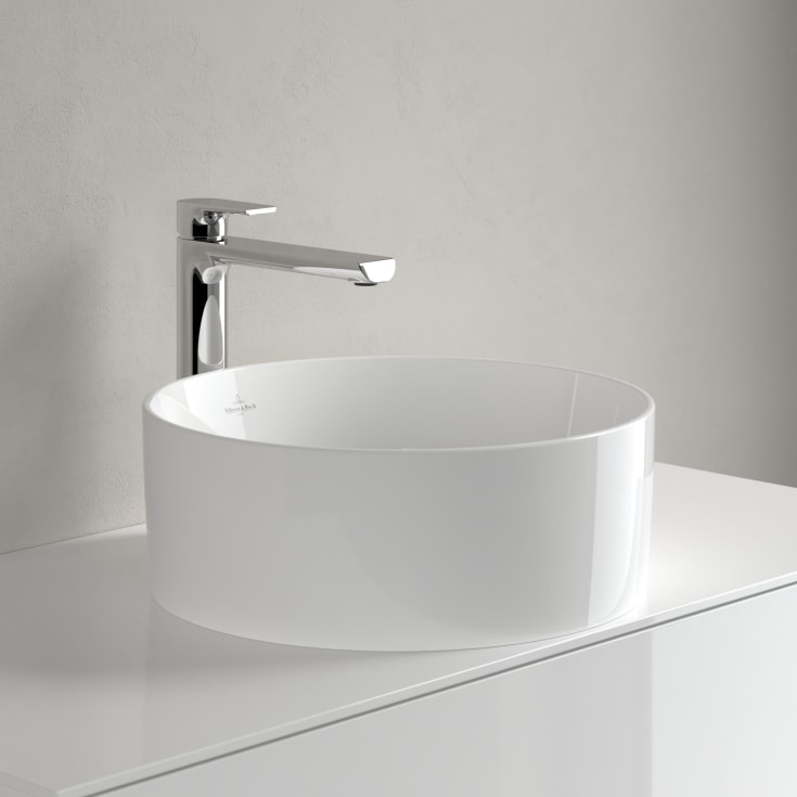 Villeroy & Boch Collaro toppmontert servant, uten overløp, Ø40 cm, hvit