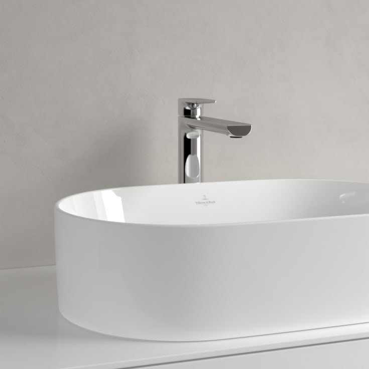 Villeroy & Boch Collaro toppmontert servant, u/overløp, CeramicPlus, 56x36 cm, hvit