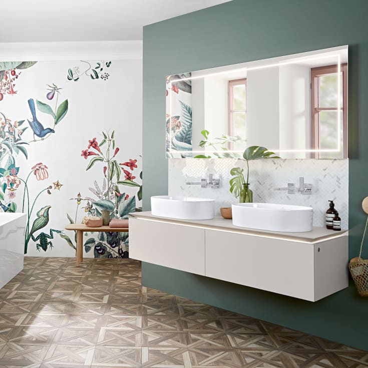 Villeroy & Boch Collaro toppmontert servant, u/overløp, CeramicPlus, 56x36 cm, hvit