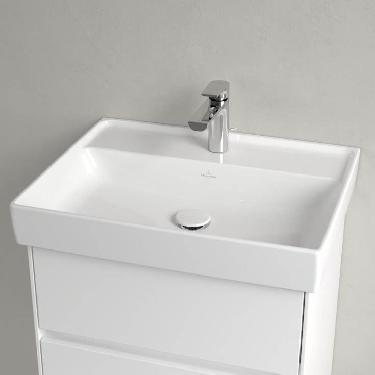 Villeroy & Boch Collaro vegghengt servant, uten overløp, 59,6x46,5 cm, hvit
