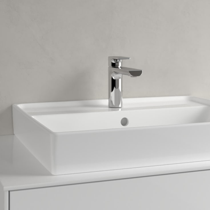 Villeroy & Boch Collaro møbelservant, overløp, 59,6x46,5 cm, hvit