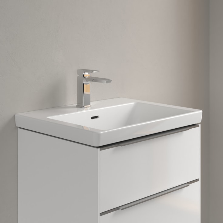 Villeroy & Boch Subway 3.0 møbelservant, overløp, 60x47 cm, hvit