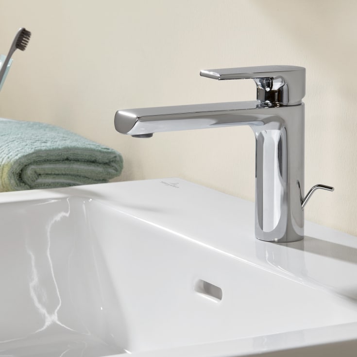 Villeroy & Boch Subway 3.0 møbelservant, overløp, 60x47 cm, hvit