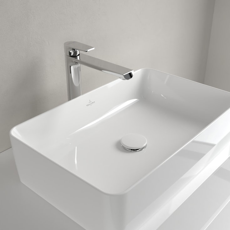 Villeroy & Boch Collaro toppmontert servant, uten overløp, 56x36 cm, hvit