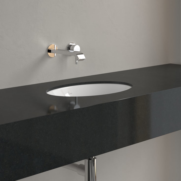 Villeroy & Boch Loop & Friends underlimt servant, overløp, 43x28 cm, hvit