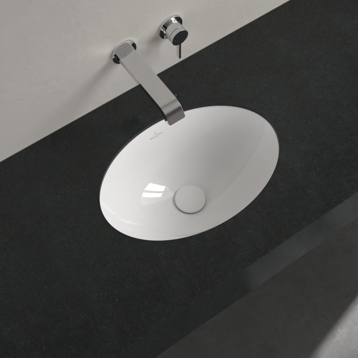 Villeroy & Boch Loop & Friends underlimt servant, overløp, 43x28 cm, hvit