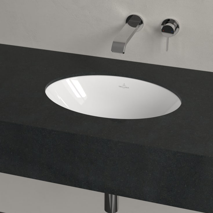 Villeroy & Boch Loop & Friends underlimt servant, overløp, 43x28 cm, hvit