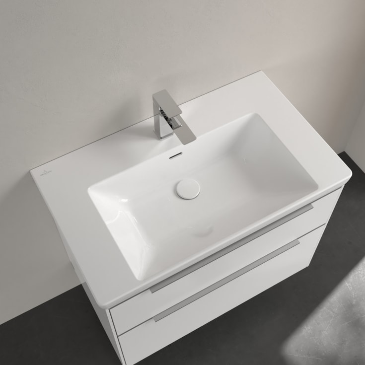 Villeroy & Boch Subway 3.0 møbelservant, overløp, 80x47 cm, hvit