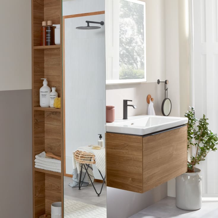 Villeroy & Boch Subway 3.0 møbelservant, overløp, 80x47 cm, hvit