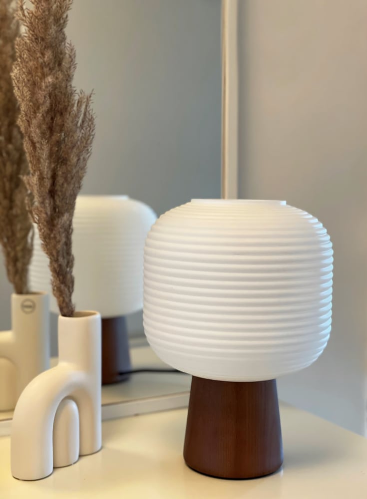 Aneta Lighting Aura bordlampe, hvid