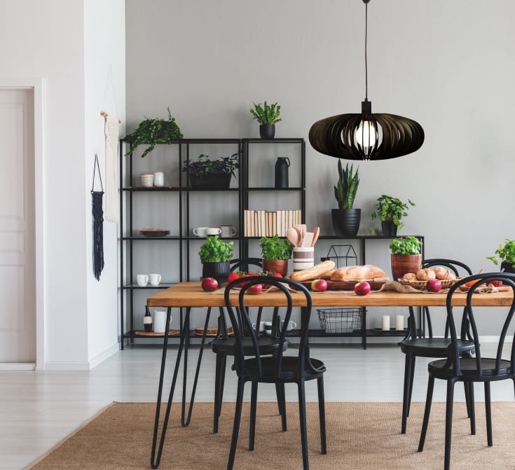 Aneta Lighting Arcos pendel, sort træ