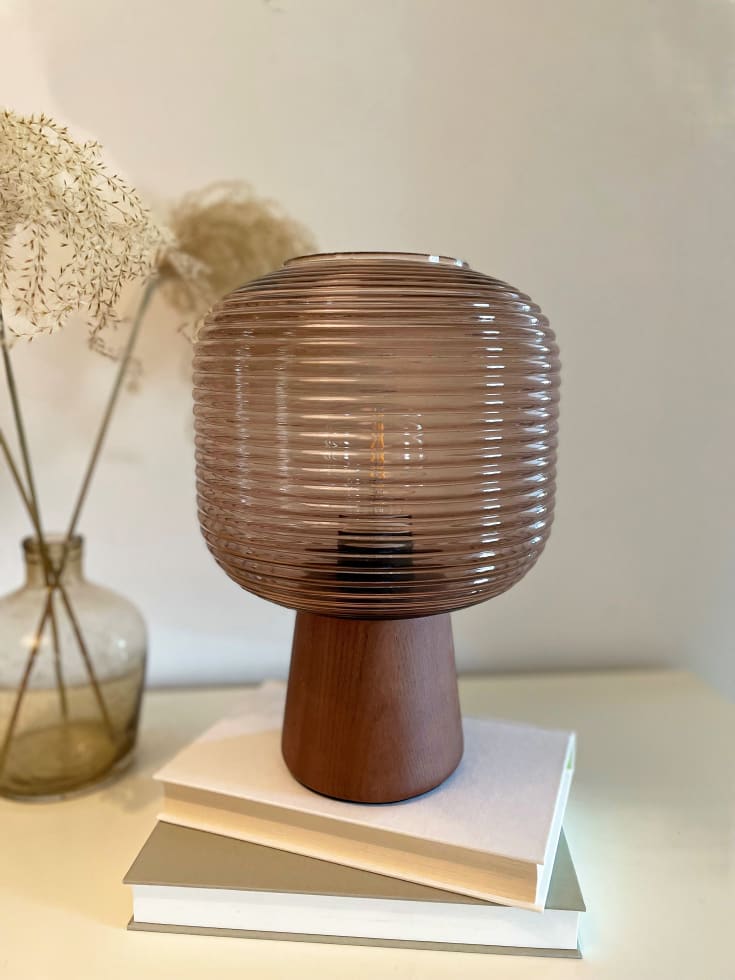Aneta Lighting Aura bordlampe, brun