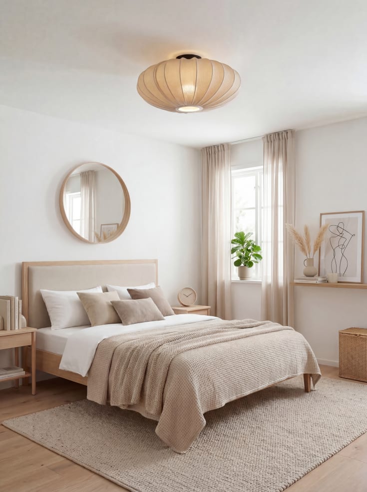 Aneta Lighting Mamsell loftlampe, grå, Ø55 cm