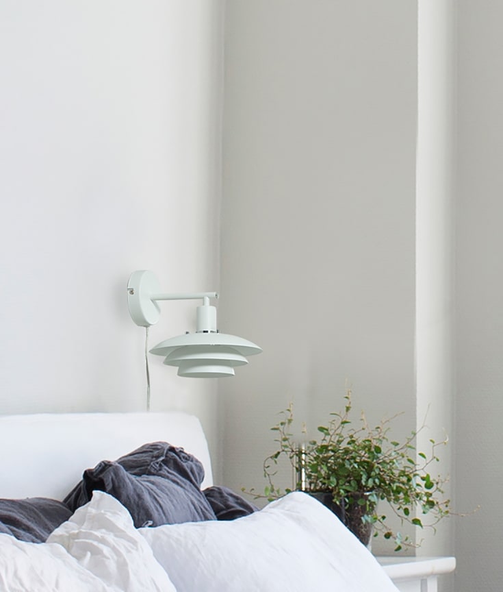 Aneta Lighting Epsilon vegglampe, hvit